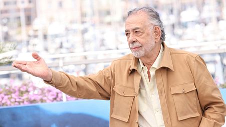 Francis Ford Coppola poses for photographers at the photo call for the film 'Megalopolis'