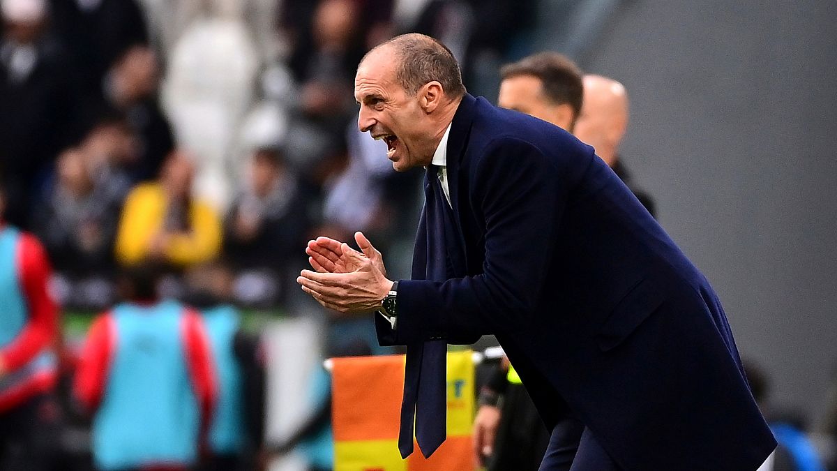 Juventus fires coach Massimiliano Allegri over outburst toward referees in Italian Cup final thumbnail