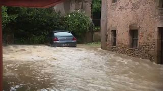 Inundaciones en media Europa