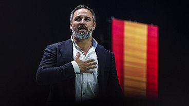 Santiago Abascal, leader of the far right VOX party