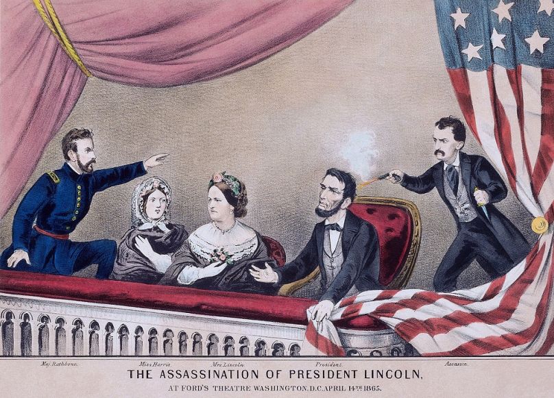 Az Abraham Lincoln elleni merénylet metszete