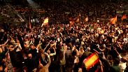 An der Großveranstaltung der rechtspopulistischen Partei VOX nahmen rund 11.000 Unterstützer teil. 