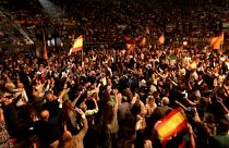 An der Großveranstaltung der rechtspopulistischen Partei VOX nahmen rund 11.000 Unterstützer teil. 
