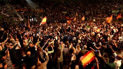 A Vox politikai nagygyűlése Madridban 2024. május 19-én