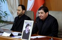 Mohammad Mokhber dirige une réunion à Téhéran, Iran, lundi 20 mai 2024.