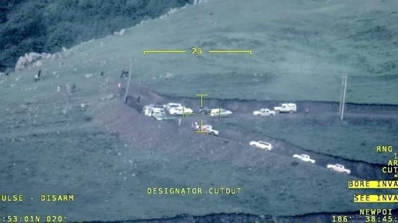 تصویر هوایی پهپاد آکینجی از منطقه