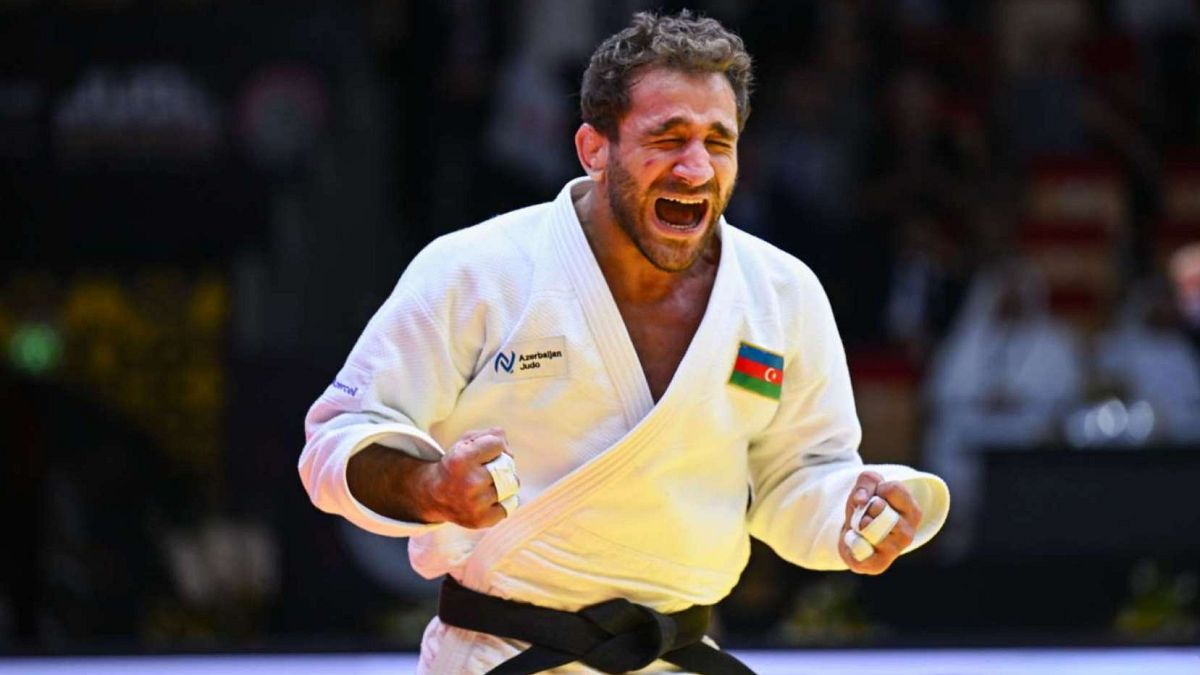 Second day at the judo worlds: finally gold for Hidayat Heydarov