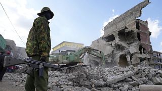 Several trapped as building collapses in Nairobi amid ongoing demolition