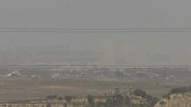 صورة من فيديو لوكالة أسوشييتد برس تظهر منظرًا عامًا لشمال غزة