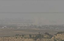صورة من فيديو لوكالة أسوشييتد برس تظهر منظرًا عامًا لشمال غزة