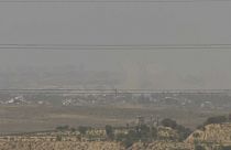 Скриншот из видеоролика AP, на котором показан общий вид северной части сектора Газа с юга Израиля до его захвата израильскими властями во вторник, 21 мая 2024 года. 
