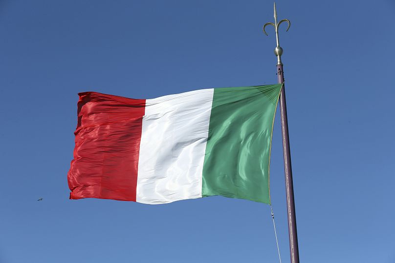 Bandera italiana.