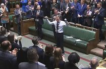 Craig Mackinlay, Conservative MP for South Thanet, is applauded by members of parliament.
