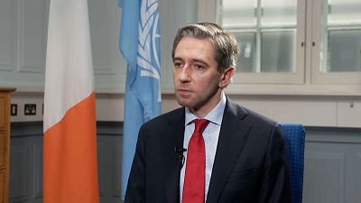 Simon Harris, primeiro-ministro da Irlanda, em entrevista exclusiva à Euronews