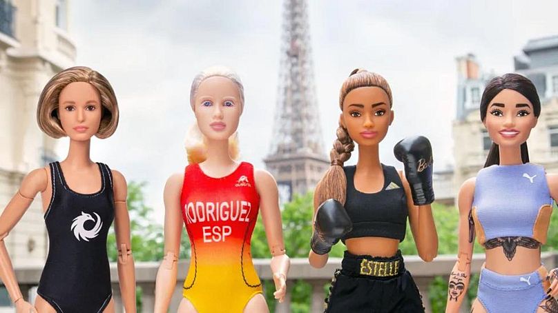 The new dolls include swimmer Federica Pellegrini, paratriathlete Susana Rodriguez, boxing champion Estelle Mossely and sprinter Ewa Swoboda