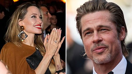 Angelina Jolie (2024) and Brad Pitt (2019)