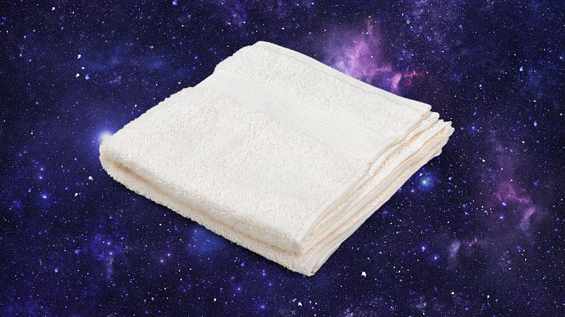 A towel is “just about the most massively useful thing an interstellar hitchhiker can carry.”