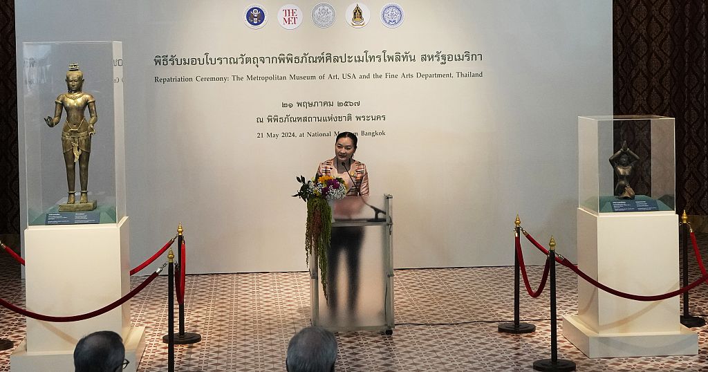 US museum returns ancient statues stolen from Thailand - Vimarsana News