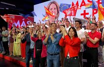 El PSOE lanzó su campaña a las elecciones europeas en un acto multitudinario en Valencia