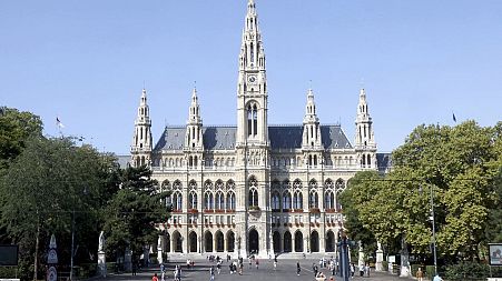 Vienna's Rathaus or city hall.