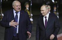 I presidenti di Bielorussia e Russia, Lukashenko e Putin