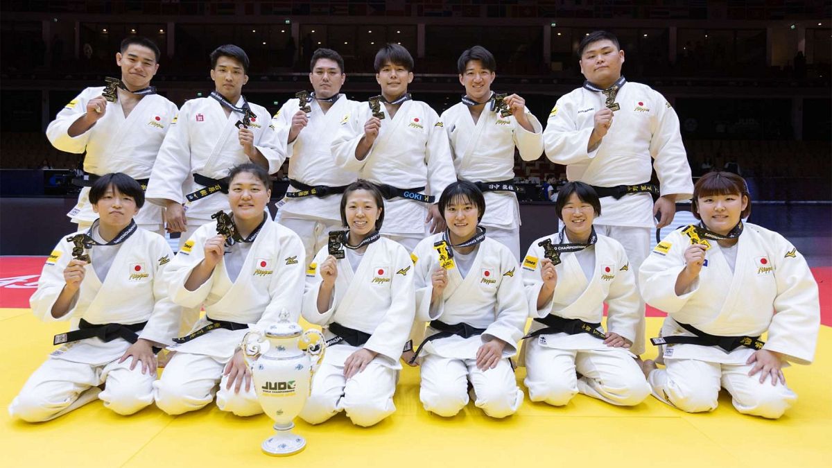 Japan continues to reign as mixed team champions in Judo World Championship