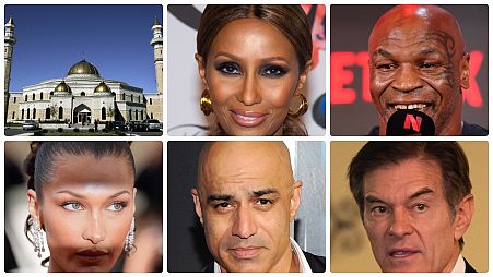 A dearborni mecset, Iman, Mike Tyson, Bella Hadid, Faran Tahir és Dr. Mehmet Oz