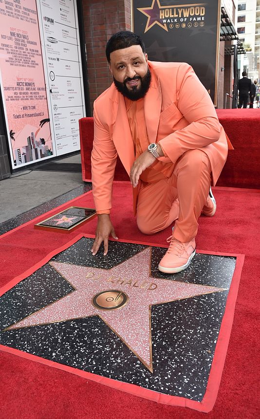 DJ Khaled 2022-ben megkapta saját csillagát a hírességek hollywoodi sétányán