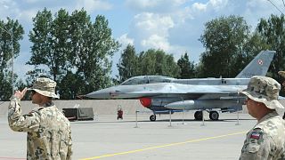 جنگنده F-16 نیروی هوایی لهستان