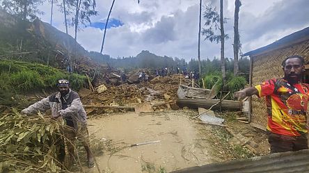 WATCH: Search for bodies continues after catastrophic Papua New Guinea landslide