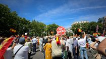MIles de personas se manifestaron en Madrid en el primer gran acto de campaña del PP a las elecciones europeas