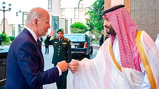 ABD Başkanı Joe Biden, Suudi Arabistan Veliaht Prensi Muhammed bin Selman 