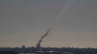 إطلاق صاروخ من غزة باتجاه إسرائيل. 2024/05/07