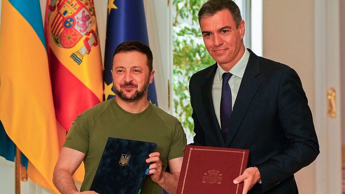 ゼレンスキー大統領のマドリード訪問：スペインとウクライナは安全保障協定を締結