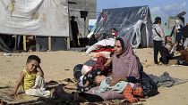 نازحون بمخيم رفح جنوب غزة