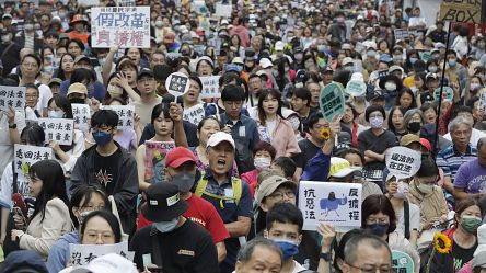 WATCH: Taiwan legislature passes pro-China changes