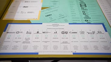 Az európai parlamenti választás szavazólapja