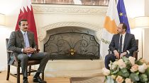 Η συνάντηση του Εμίρη του Κατάρ με τον  Πρόεδρο της Κυπριακής Δημοκρατίας