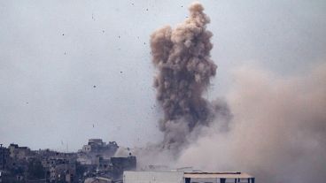 انفجار جراء قصف إسرائيلي على قطاع غزة