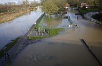 Πλημμύρες στο ανατολικό Βέλγιο το 2021. 