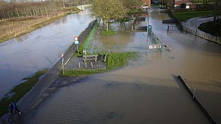 Πλημμύρες στο ανατολικό Βέλγιο το 2021. 
