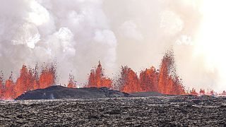 Vulkan bei Grindavik auf Island erneut ausgebrochen