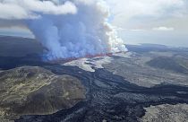 Извержение вулкана на полуострове Рейкьянес в Исландии, 29 мая 2024