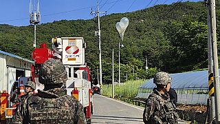 Kuzey Kore'nin Güney Kore'ye gönderdiği balonlar
