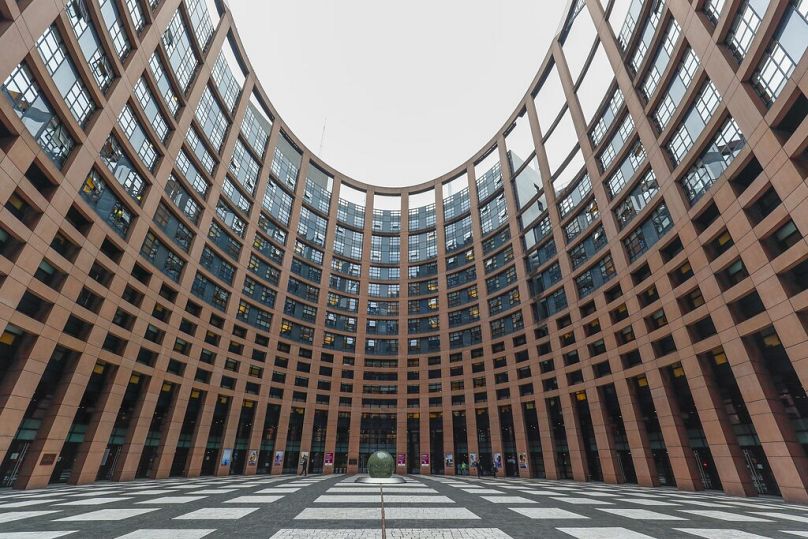 ARCHÍV: az Európai Parlament a franciaországi Strasbourgban, 2021. szeptember 14-én