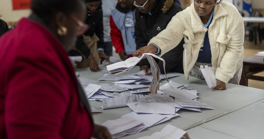 South Africa counts votes after high-stakes election South Africa counts votes after high-stakes election