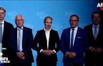 Alice Weidel et des dirigeants du parti Alternative für Deutschland