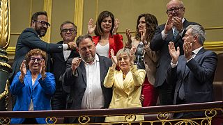 Χειροκροτήματα στο ισπανικό κογκρέσο