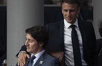 Kanada Başbakanı Trudeau ve Fransa Cumhurbaşkanı Macron