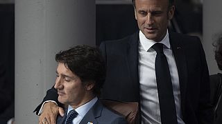 Kanada Başbakanı Trudeau ve Fransa Cumhurbaşkanı Macron